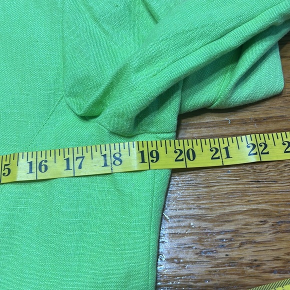 J G Hook green linen jacket, 8 petite - Picture 6 of 14
